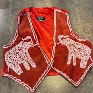 Red Elephant‎ Embroidered Men's Vest